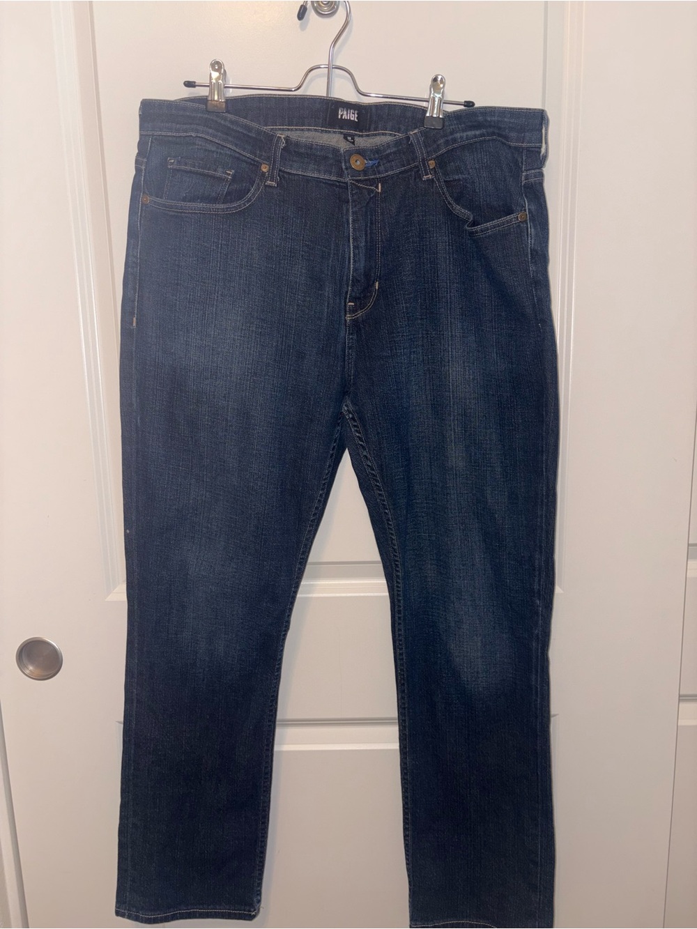 PAIGE Men's Indigo Straight Jeans